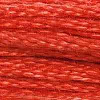 DMC #350 Vermillion official colour swatch