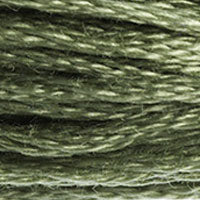 DMC #3052 Silver Green official colour swatch