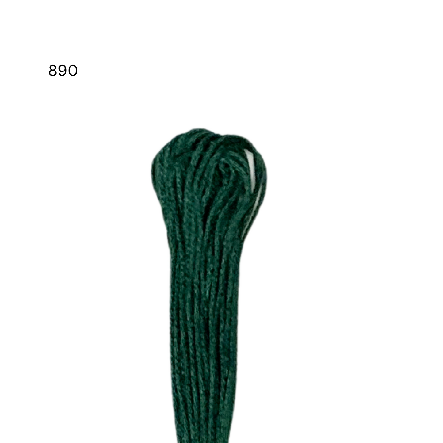 CXC #890 - Ultra Dark Pistachio Green - 6-Strand Cotton Floss