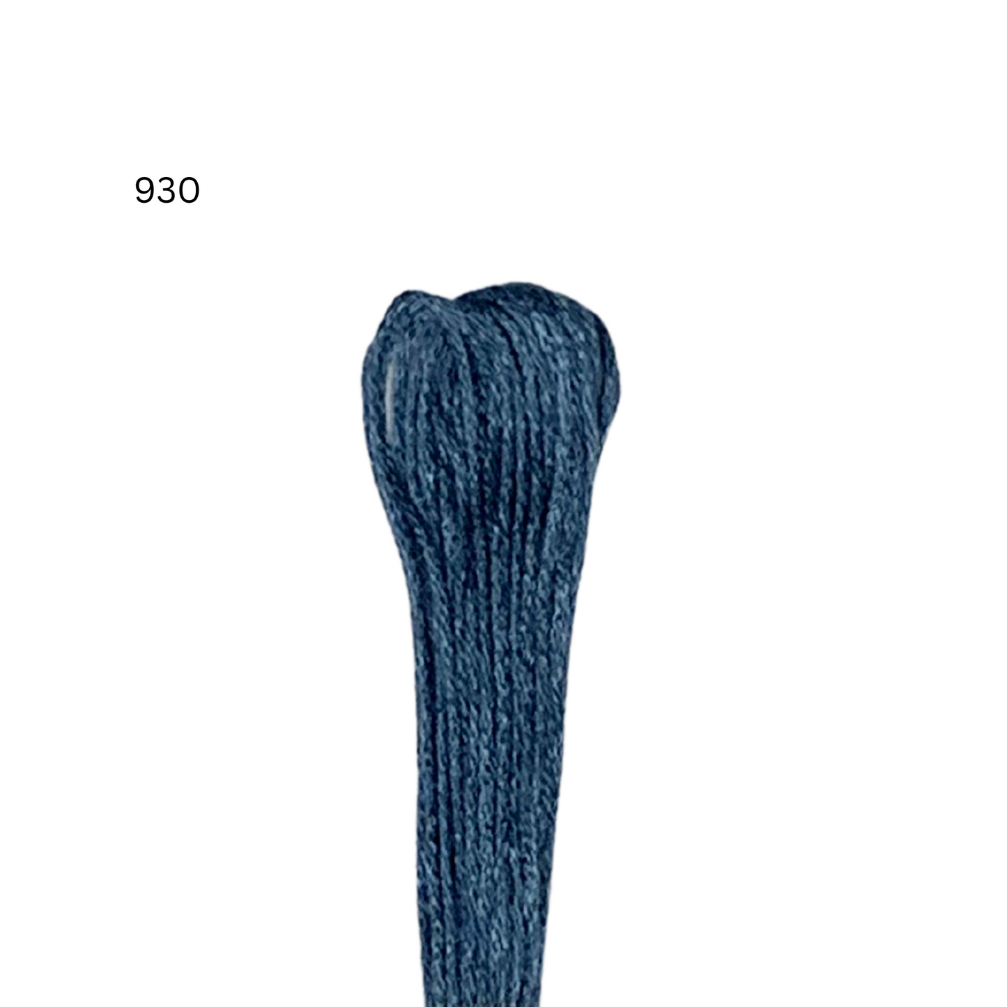 CXC #930 - Dark Antique Blue - 6-Strand Cotton Blue