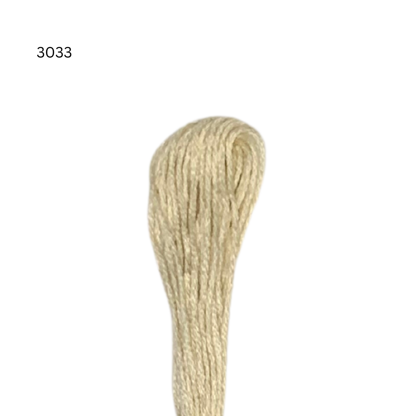 CXC #3033 - Brun moka clair - Fil de coton à 6 brins