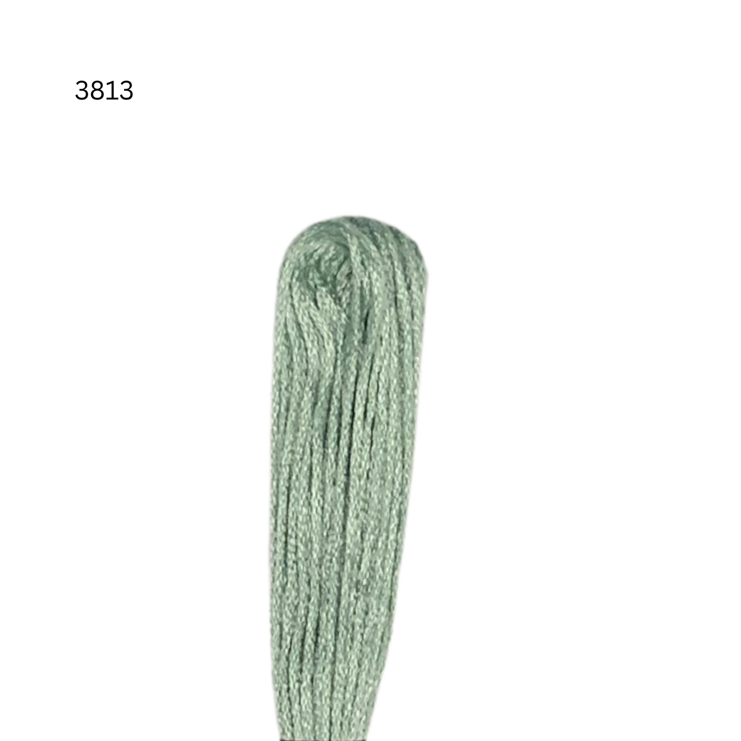 CXC #3813 - Bleu-vert moyen - Fil de coton à 6 brins