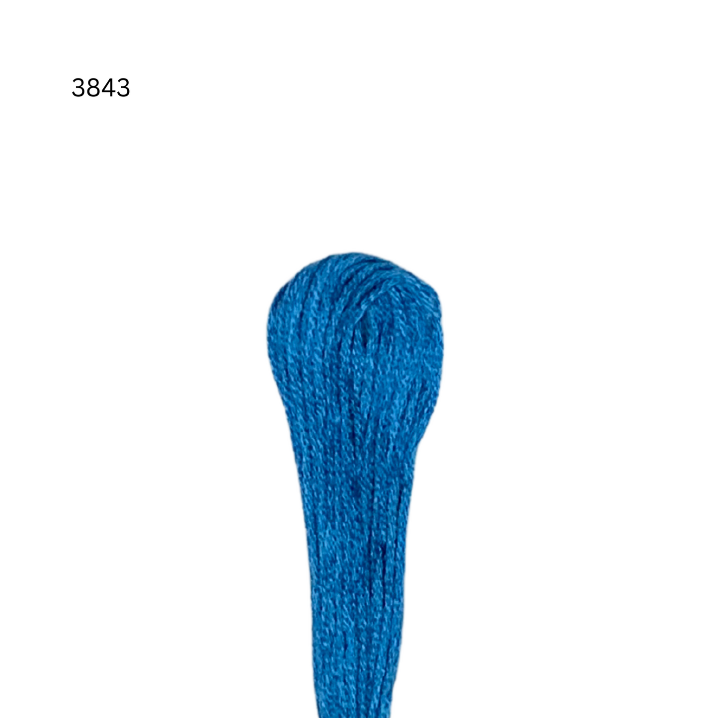 CXC #3843 - Bleu électrique - Fil de coton 6 brins