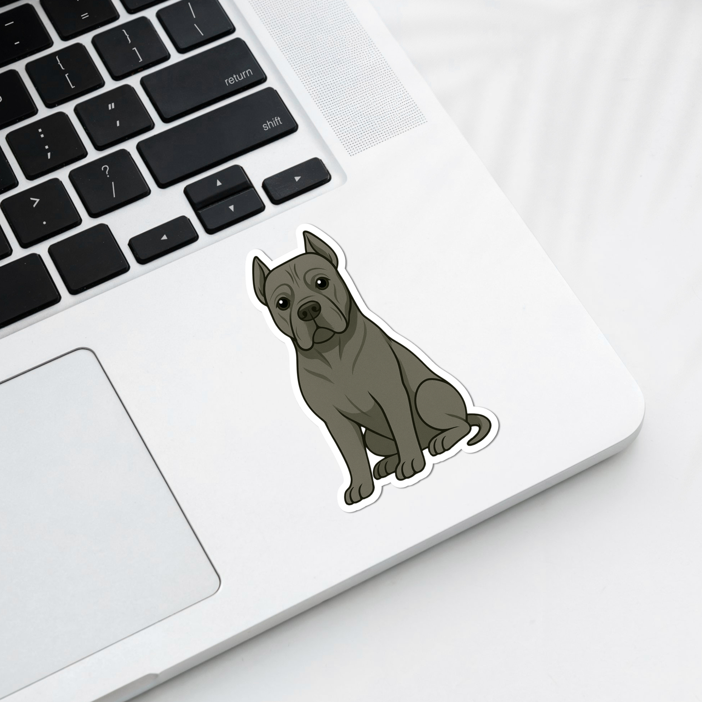 Custom Cane Corso Dog Magnet - Gray | Personalized with Pet Name