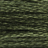 DMC #3051 Forest Green official colour swatch