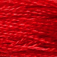DMC #666 Scarlet official colour swatch