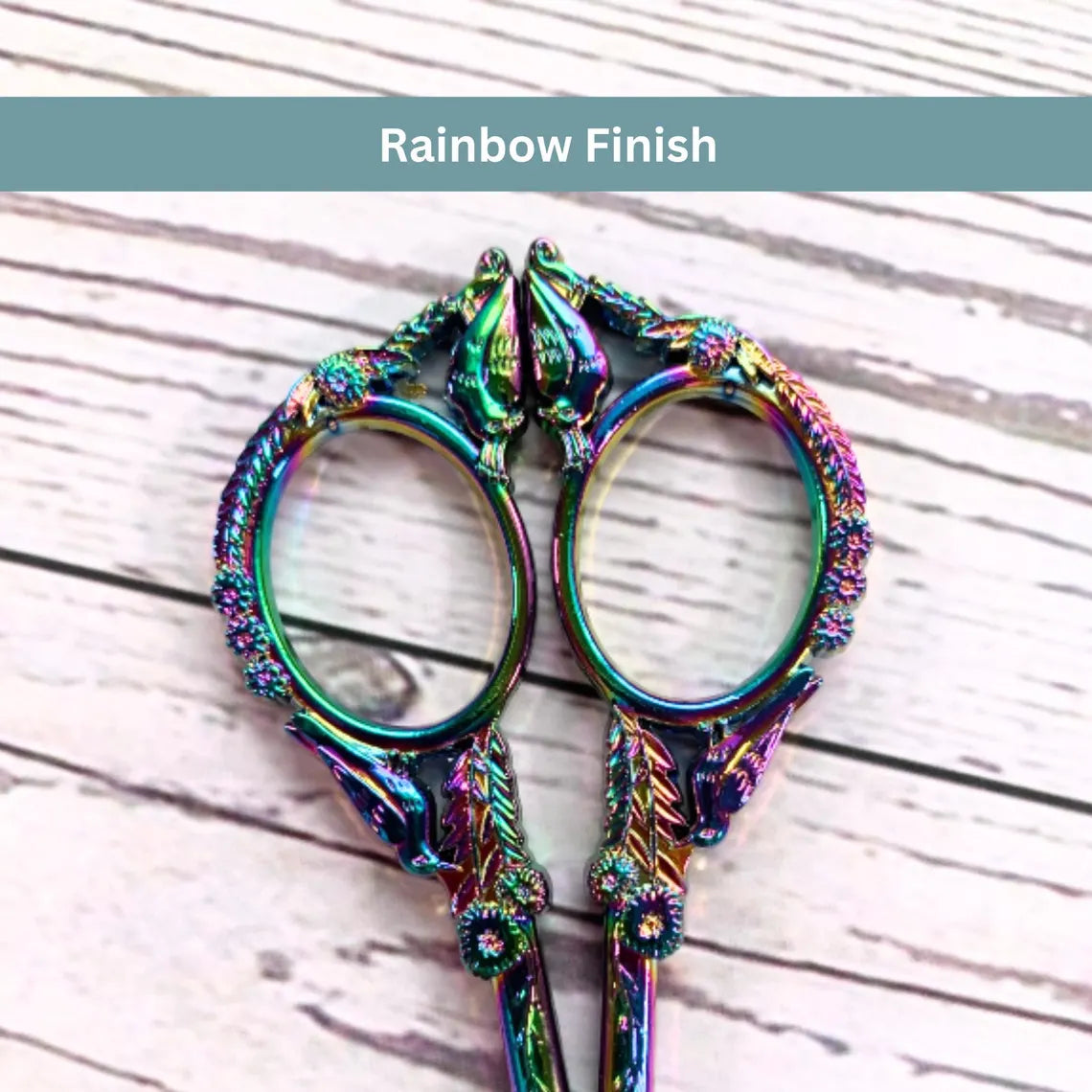Embroidery Scissors - Love Bird & Feather