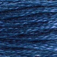 DMC #517 Nautical Blue official colour swatch