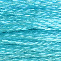 DMC #3846 Navajo blue official colour swatch