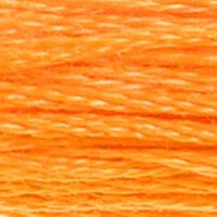 DMC #741 Mandarin official colour swatch