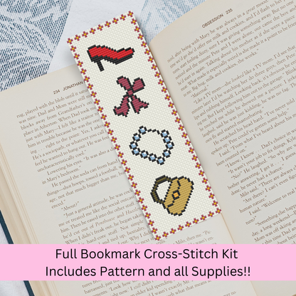 Fashion Accessories Bookmark Cross Stitch Pattern & Kit