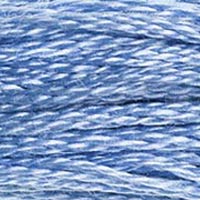 DMC #794 Baby Blue official colour swatch