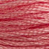 DMC #760 Dusty Pink official colour swatch