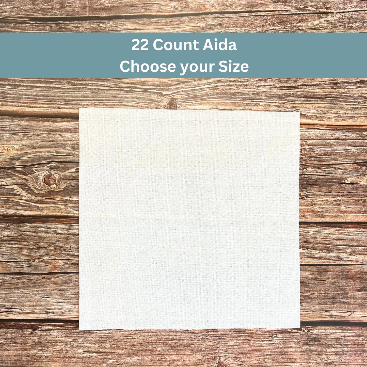 22 Count Aida cross stitch fabric