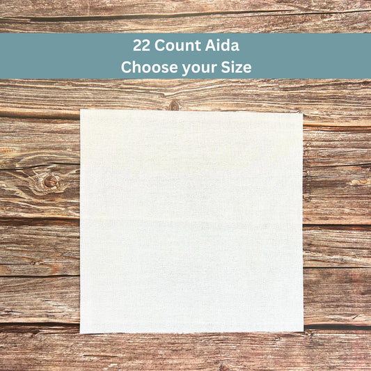 22 Count Aida cross stitch fabric