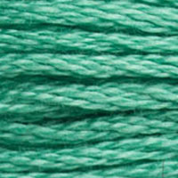DMC #3851 Emerald Shard official colour swatch