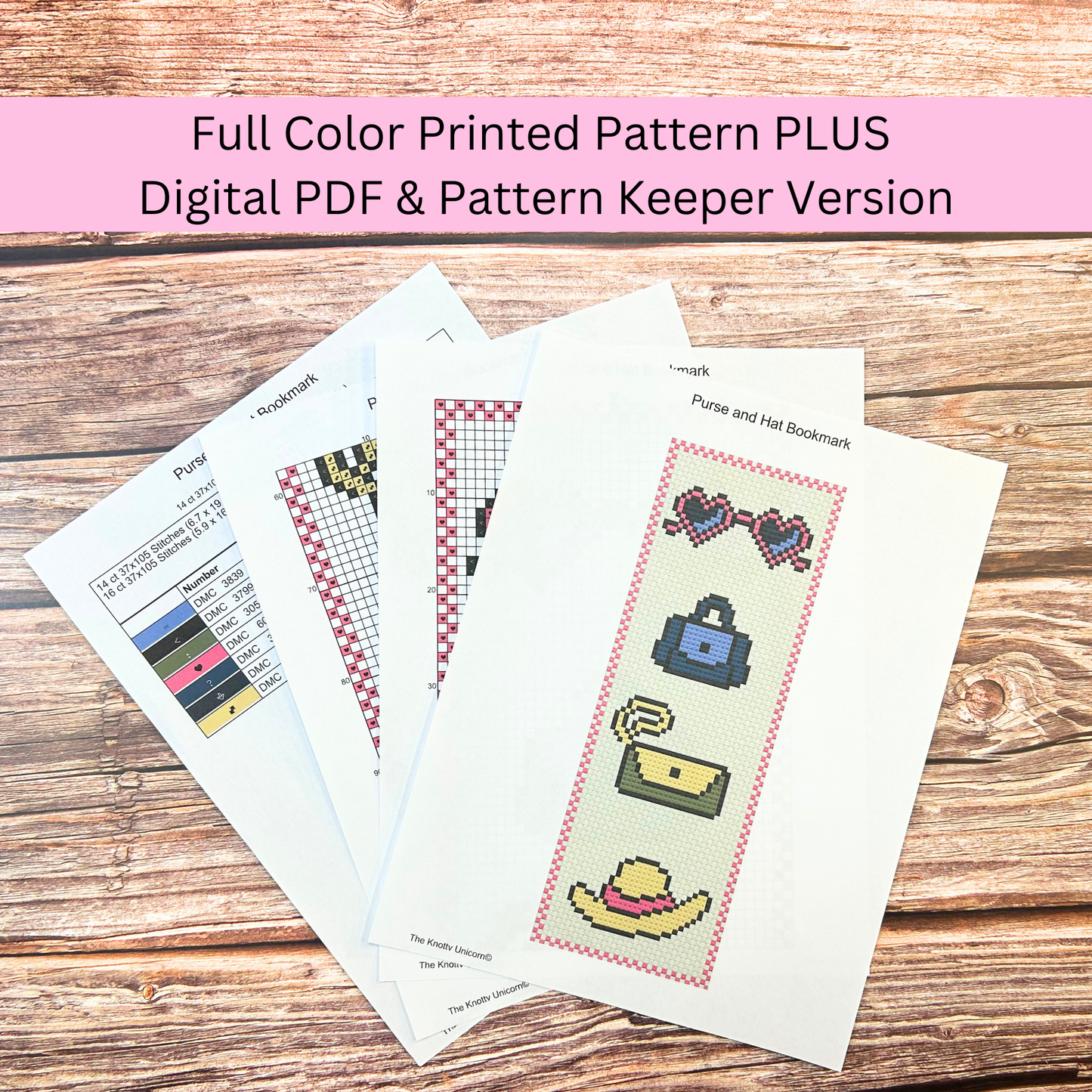 Kit de marque-pages Glam Girl – Cadeau de couture DIY pour débutants