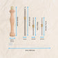 Classic Wooden Punch Needle Tool Set – 3 Needle Tips + Threader