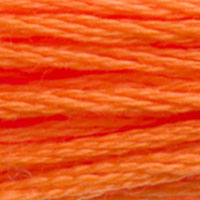 DMC #970 Neon Orange official colour swatch