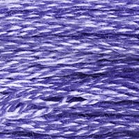 DMC #340 Wisteria Blue official colour swatch