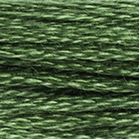 DMC #987 Basil official colour swatch
