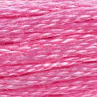DMC #603 Macaroon Pink official colour swatch