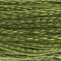 DMC #469 Golden Moss Green official colour swatch