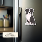 Custom Australian Shepherd Dog Sticker - Black and White | Personalized with Name