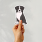 Custom Australian Shepherd Dog Magnet - Black and White | Personalized with Pet Name