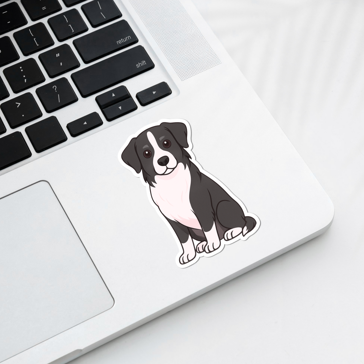 Custom Australian Shepherd Dog Magnet - Black and White | Personalized with Pet Name