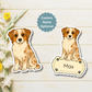 Custom Australian Shepherd Dog Magnet - Red Merle | Personalized with Pet Name