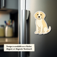 Personalized Beagle Dog Sticker - Lemon and White