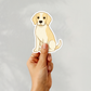 Custom Beagle Dog Magnet - Lemon and White | Personalized with Pet Name