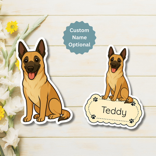 Belgian Malinois - Fawn and Black Mask dog merchandise hero