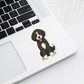 Custom Bernedoodle Dog Magnet - Black and White | Personalized with Pet Name