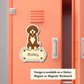 Personalized Bernedoodle Dog Sticker - Brown and White