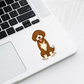 Custom Bernedoodle Dog Magnet - Brown and White | Personalized with Pet Name