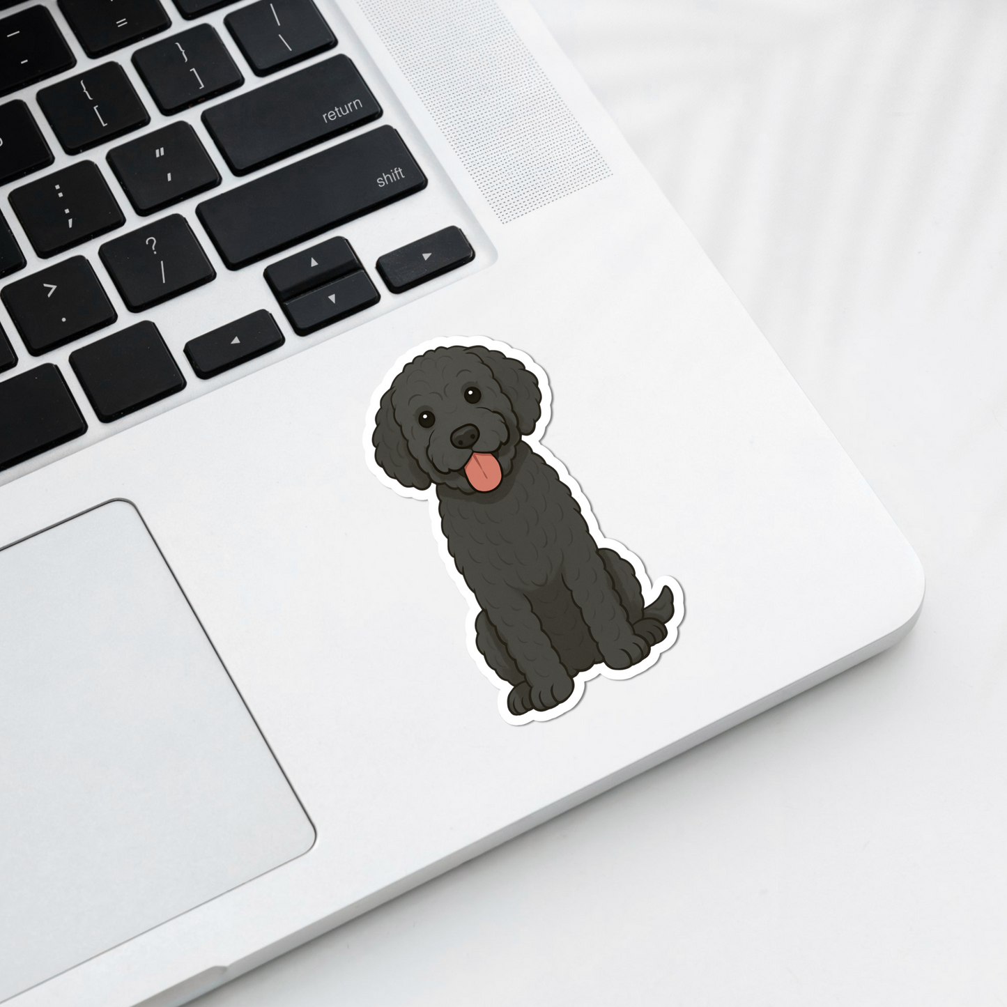 Custom Bernedoodle Dog Magnet - Black | Personalized with Pet Name