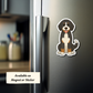 Custom Bernedoodle Dog Magnet - Tri-color | Personalized with Pet Name