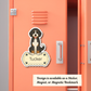 Personalized Bernedoodle Dog Sticker - Tri-color