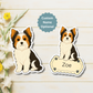 Custom Biewer Terrier Dog Magnet - Tri-Color | Personalized with Pet Name