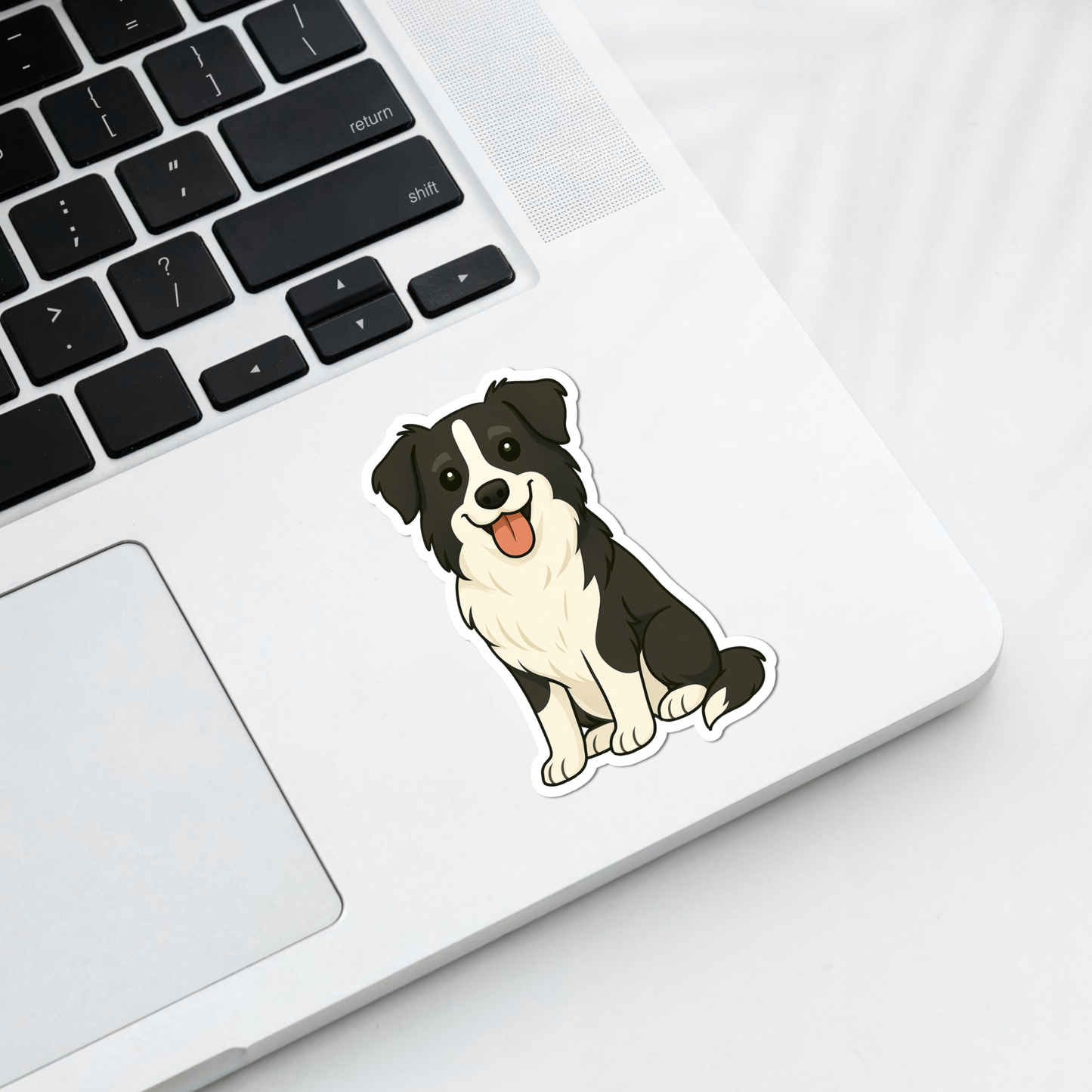 Custom Border Collie Dog Magnet - Black and White | Personalized with Pet Name