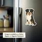 Custom Border Collie Dog Magnet / Bookmark - Tri-color