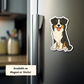 Custom Border Collie Dog Magnet - Tri-color | Personalized with Pet Name