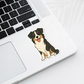 Custom Border Collie Dog Sticker - Tri-color | Personalized with Name