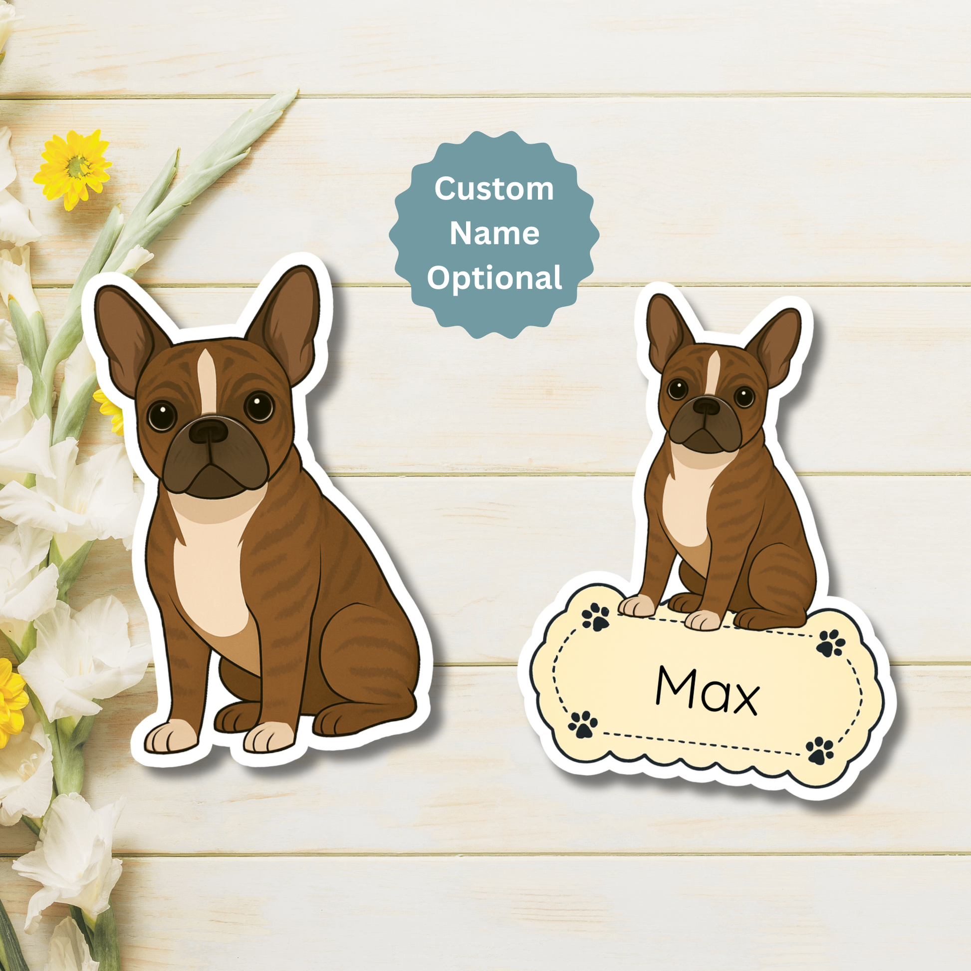 Boston Terrier - Brindle and White dog merchandise hero