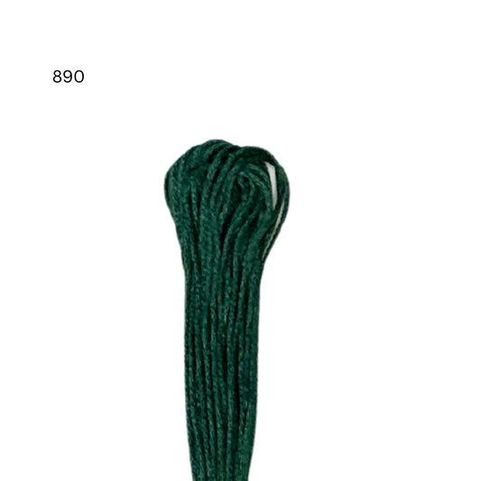 CXC #890 - Ultra Dark Pistachio Green - 6-Strand Cotton Floss
