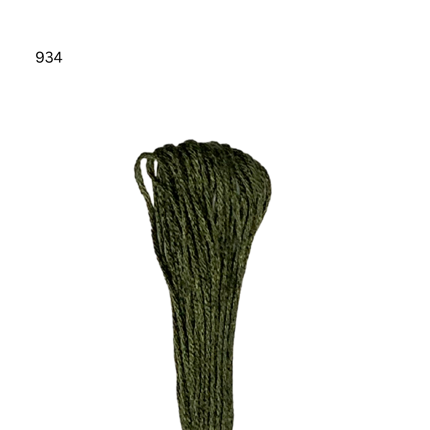 CXC #934 - Black Avocado Green - 6-Strand Cotton Floss