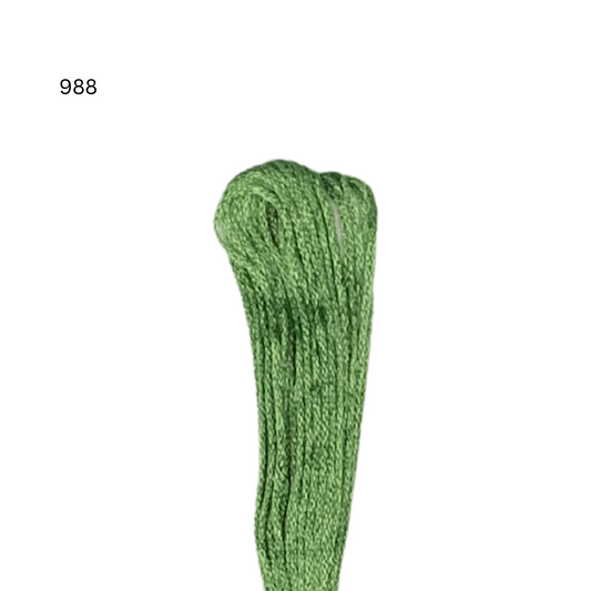 CXC #988 - Medium Forest Green - 6-Strand Cotton Floss