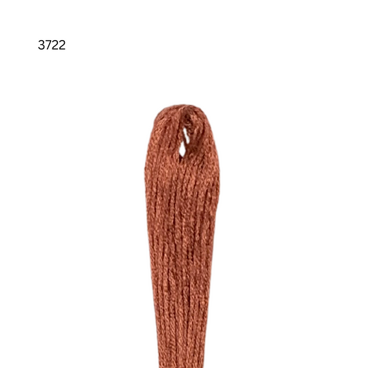 CXC #3722 - Rose coquillage moyen - Fil de coton à 6 brins